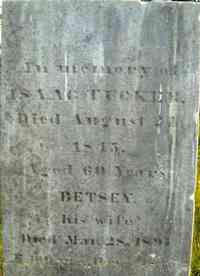Isaac TUCKER - Grave