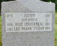 Rosetta "Rosa" TURNER (LETOURNEAU) - Grave