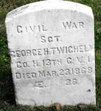 George H. TWITCHELL - Grave