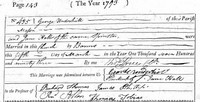 Jane HALL - 1793 marriage