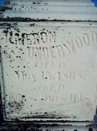 Almeron UNDERWOOD - Grave