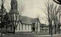Union, New York, USA - Methodist Church and Parsonage