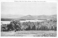 Upton, Maine, USA - Umbagog Lake and Upton Maine, As Seen From Errol Hill