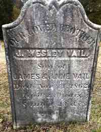 James Wesley VAIL - Grave