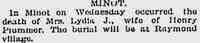 Lydia Jane VERRILL - Lewiston Evening Journal, Lewiston, Maine, Friday, August 16, 1901