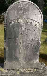 Samuel VERRY - Grave