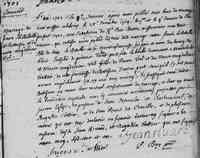 Simon LABETOLLE dit LIMOUSIN - 1705 Marriage Saint-Francois-Xavier, Batiscan, Quebec