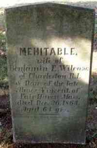 Mehitable VINCENT - Grave