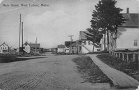 Enfield, Maine, USA - Enfield, Maine, USA - Main Street, West Enfield, Maine, 1907