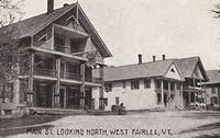 West Fairlee, Vermont, USA - Main St., Looking North, West Fairlee, Vt.