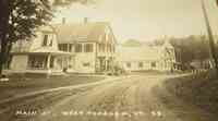 Topsham, Vermont, USA - Main St., West Topsham, Vt.