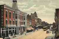 Wabash, Indiana, USA - Market Street looking East