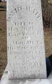 Abigail LARKIN (LARKHAM) - Grave