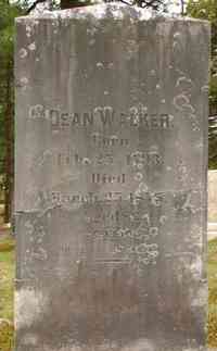 Dean WALKER - Grave