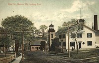 Warren, Maine, USA - Main St., Warren, Me. looking East, 1910
