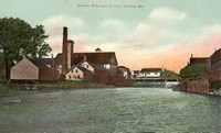 Warren, Maine, USA - Woolen Mills and Bridge