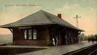 Warsaw, New York, USA - B.R. & P. R.R. Station, Warsaw, N.Y.
