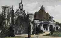 Warwick, Rhode Island, USA - Gates at Senator Nelson W. ALdrich's Estate, Warwick, R.I.
