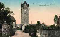 Warwick, Rhode Island, USA - Tower at Senator Nelson W. Aldrich Estate, 1912