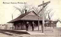 Warwick, Rhode Island, USA - Railroad Station, Pontiac, R.I.