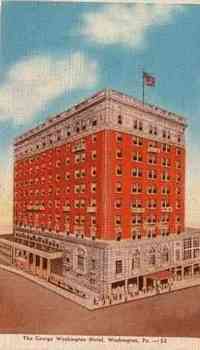 Washington, Pennsylvania, USA - The George Washington Hotel, Washington, Pa.