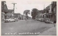 Waterloo, Québec, Canada - Main St., 1957