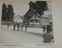 Waterville, Vermont, USA - Waterville, Vermont, USA - Town Meeting at Waterville, Vt.