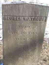 Reuben WATROUS - Grave