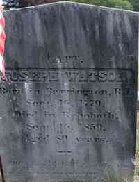 Joseph WATSON - Grave