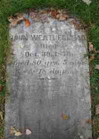John WEATHERHEAD - Grave