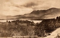 Weld, Maine, USA - Lake Webb and Byron Notch
