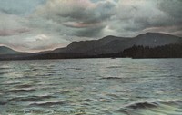 Weld, Maine, USA - Weld Pond and Tumbledown Mountain, Weld, Me.