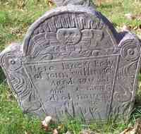 John WELLINGTON - Grave Inscription: Here lyes ye Body of JoHn willington Aged 39 year AnD 5 months died novembr the 30th 1717