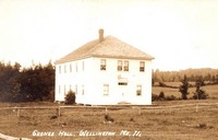 Wellington, Maine, USA - Grange Hall