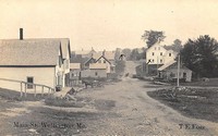 Wellington, Maine, USA - Main St.