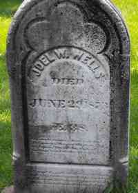 Joel W. WELLS - Grave