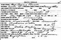Anna WELLS - Death