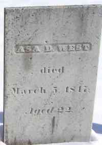 Asa D. WEST - Grave
