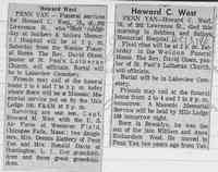 Howard Charles WEST - Obituary