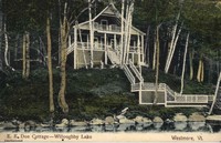 Westmore, Vermont, USA - Westmore, Vermont, USA - E. E. Doe Cottage - Willoughby Lake, Westmore, Vt.