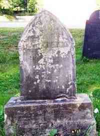 Isaac WHEELER - Grave Isaac Wheeler died Apr ?2 ?? Elizabeth his wife Died Dec. 22 18??