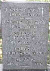 Henry A WHITE - Grave