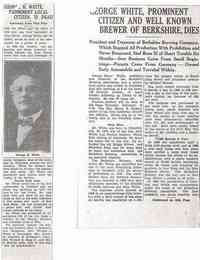 George Henry WHITE - 1935 Obituary