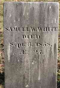 Samuel WHITE - Grave