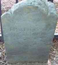 Francis WHITMORE - Grave Inscription: HERE LYES TE BODY OF FRANCIS WHIT MORE, AGED 62 YEARS DECEASED OCTOBER 12, 1685