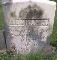 Hannah J. WHITTIER - Grave