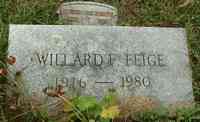 Willard Frederick FEIGE -