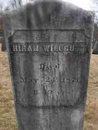 Hiram WILLCUTT - Grave
