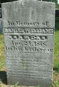 Daniel WILLIAMS - Grave
