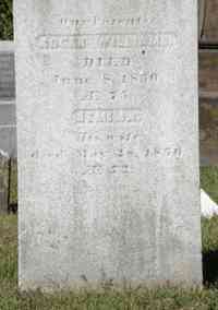 Roger WILLIAMS - Grave